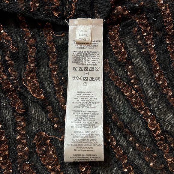 Free People One Shoulder Sequin Top, NWOT, XL - Picture 6 of 7